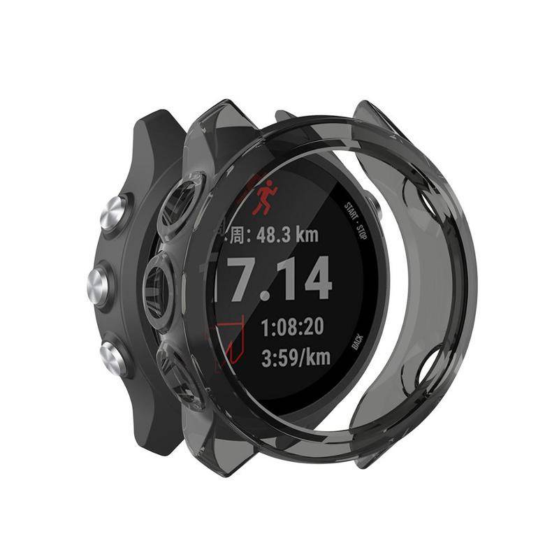สําหรับผู้เบิกทาง Garmin 245/245M กรณีฝาครอบป้องกัน Soft TPU กรอบขอบ Shell Protector กันชน