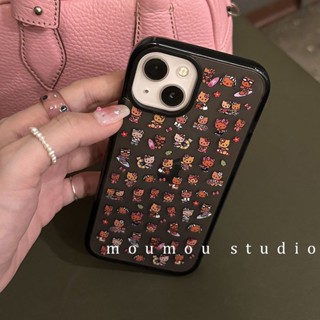 Full Screen Kitty Cat Phone Case for Iphone14 13promax 11 Protective Case 12 Drop-Resistant