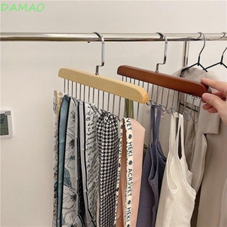 Damao ไม้แขวนเสื้อ 8 ตะขอ หมุนได้ 360 องศา ประหยัดพื้นที่ ทนทาน ไม่ลื่น สําหรับแขวนเข็มขัดผู้หญิง ผู้ชาย