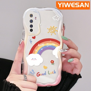 เคสโทรศัพท์มือถือ ซิลิโคนใส กันกระแทก ลายการ์ตูนสายรุ้งน่ารัก สําหรับ Realme 6 Pro 6s Narzo