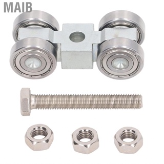 Maib 4 Wheel Pulley Assembly Stable Rolling Stainless Steel High Accuracy CNC Processing for Automation Equipment