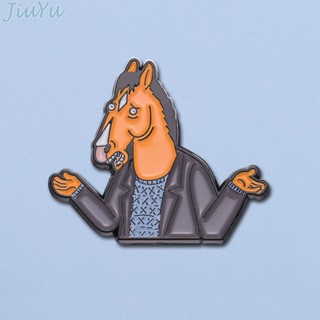 เครื่องประดับ เข็มกลัด รูปการ์ตูน Futurama Flies Out A Future Enamel Male Jack Bust Pin สําหรับเพื่อน