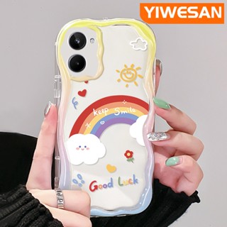 เคสโทรศัพท์มือถือ ซิลิโคนใส กันกระแทก ลายการ์ตูนสายรุ้งน่ารัก สําหรับ Realme 10