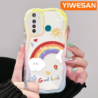 เคสโทรศัพท์มือถือ ซิลิโคนใส กันกระแทก ลายการ์ตูนสายรุ้งน่ารัก สําหรับ Realme 5 5i 5s 5 Pro 6i Narzo 20A Q