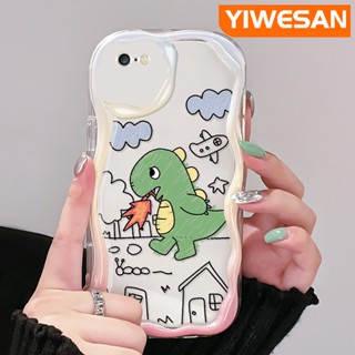 เคสโทรศัพท์มือถือ ซิลิโคน ใส กันกระแทก ลายการ์ตูนมังกรน่ารัก สีสันสดใส สําหรับ iPhone 6 6 Plus 6s 6s Plus 7 Plus 8 Plus SE 2020