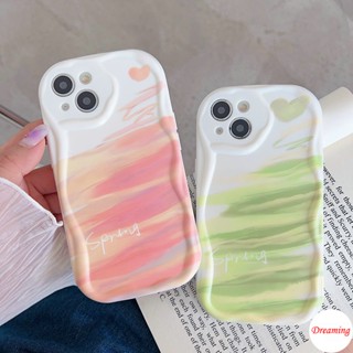 เคสโทรศัพท์มือถือ ขอบโค้ง สีส้ม เขียว สําหรับ OPPO Reno 10 Pro Plus 8T 7Z 6Z 5 4 5F 4F A98 A96 A95 A94 A93 A78 A77S A76 A74 A58 A57 A55 A54 A53