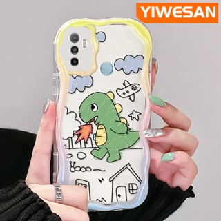 เคสโทรศัพท์มือถือ ซิลิโคนนุ่ม ใส กันกระแทก ลายการ์ตูนมังกรน่ารัก สีสันสดใส สําหรับ OPPO A53 2020 4G A53s 4G A32 A33 2020 A11s