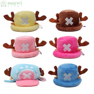 Maywi หมวกบีนนี่ ผ้ากํามะหยี่ขนนิ่ม ลาย Tony Chopper น่ารัก ให้ความอบอุ่น แฟชั่นฤดูใบไม้ร่วง ฤดูหนาว สําหรับผู้หญิง