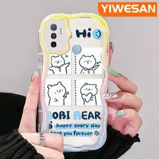 เคสโทรศัพท์ซิลิโคนใส กันกระแทก ลายการ์ตูนหมี Bobi Bear สีสันสดใส สําหรับ OPPO A53 2020 4G A53s 4G A32 A33 2020 A11s