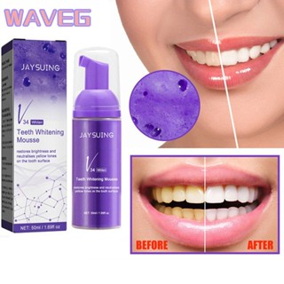 wave Jaysuing Whitening Toothpaste V34 Color Corrector Toothpaste ยาสีฟันสีม่วงสำหรับฟอกสีฟัน