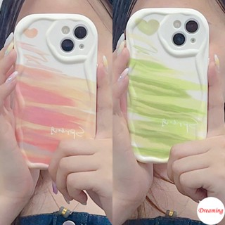 เคสโทรศัพท์มือถือ ขอบโค้ง สีส้ม และสีเขียว สําหรับ Infinix Note Hot 30 20 12 11 10 9 Play 8 Smart 7 6 5 Plus