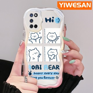 เคสโทรศัพท์มือถือ ซิลิโคนใส กันกระแทก ลายการ์ตูนหมี Bobi Bear สีสันสดใส สําหรับ OPPO A52 A92 A72 4G