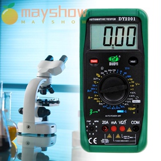 Mayshow มัลติมิเตอร์อัพเกรดรถยนต์ มัลติมิเตอร์อัพเกรด 500-10000 RPM ดิจิตอล ยานยนต์ เครื่องทดสอบมัลติมิเตอร์