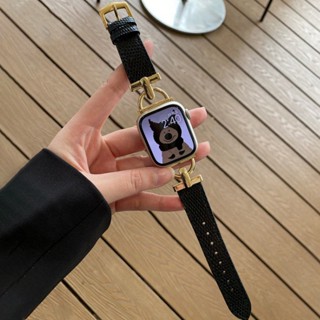 พร้อมส่ง ส่งฟรี สายนาฬิกาข้อมือหนัง 45 มม. 42 มม. สําหรับ watchS7 watch6 watch5 4 3 2 1 se