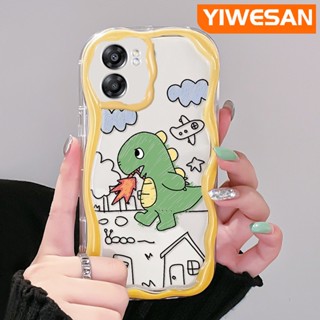 เคสโทรศัพท์มือถือ ซิลิโคนใส กันกระแทก ลายการ์ตูนมังกรน่ารัก สีสันสดใส สําหรับ OPPO A57 2022 A77 2022 A57s A77E A77S