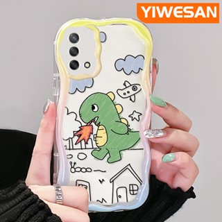 เคสโทรศัพท์มือถือ ซิลิโคนใส กันกระแทก ลายการ์ตูนมังกรน่ารัก สีสันสดใส สําหรับ OPPO A74 4G A95 4G F19 F19S Reno 6 Lite