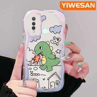 เคสโทรศัพท์มือถือ ซิลิโคนใส กันกระแทก ลายการ์ตูนมังกรน่ารัก สีสันสดใส สําหรับ VIVO Y19 Y5s