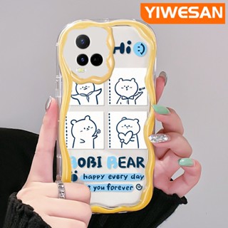 เคสโทรศัพท์มือถือ ซิลิโคนใส กันกระแทก ลายการ์ตูนหมี Bobi Bear สีสันสดใส สําหรับ VIVO Y21 2021 Y21G Y33s Y21s Y21e Y21a Y21t T1x 4G