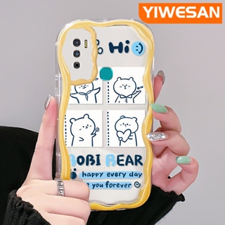 เคสโทรศัพท์มือถือ ซิลิโคนใส กันกระแทก ลายการ์ตูนหมี Bobi Bear สีสันสดใส สําหรับ Infinix Hot 9 Pro Hot 9 Play Hot 12 Play