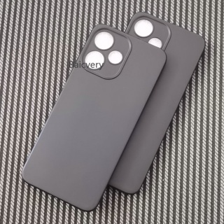 Xiaomi POCO M6 PRO เคสสีดํา นิ่ม TPU ซิลิโคน ป้องกันเต็มรูปแบบ