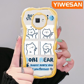 เคสโทรศัพท์มือถือ ซิลิโคนใส กันกระแทก ลายการ์ตูนหมี Bobi Bear สีสันสดใส สําหรับ Samsung J7 Prime J7 Prime 2 J2 Prime