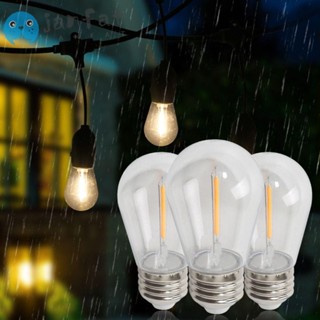 Janfat หลอดไฟ LED S14 E27 2200K 2W 1W สีขาว อบอุ่น สําหรับตกแต่งบ้าน