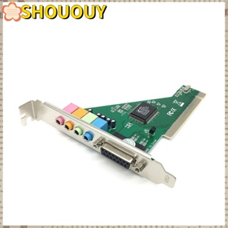 Shououy การ์ดเสียงภายนอก PCI คุณภาพสูง 8738