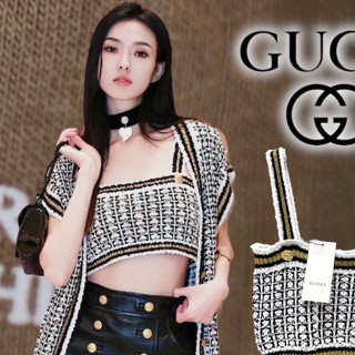 ♥ เช็คสินค้าก่อนสั่ง GUCCI KNITT สายเดี่ยว ไหมพรม น่ารักมาก กุชชี่