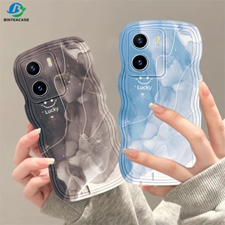 เคสโทรศัพท์มือถือ TPU ขอบโค้ง ลายหน้ายิ้มนําโชค สําหรับ VIVO Y27 Y36 Y02 Y16 V25E V27E Y22S Y35 Y01 Y21T Y21S Y33S Y12 Y15 Y17 Y11 Y12S Y12A Y15S Y15A Y20S Y91C Y19 Y30 Y50