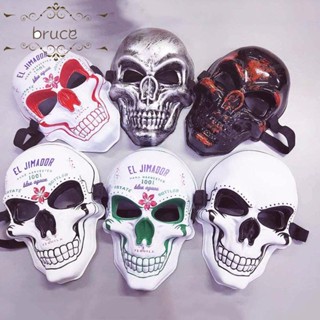 Bruce หน้ากากสยองขวัญ EL เฉพาะพลาสติก Ghost Headwear หน้ากากอะนิเมะ หน้ากากปาร์ตี้ หน้ากากอุปกรณ์ประกอบฉาก