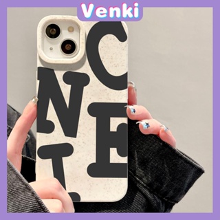 Venki - เข้ากันได้สำหรับ เคสไอโฟน เคสไอโฟน11 เคส iphone 11เป็นมิตรกับสิ่งแวดล้อมย่อยสลายได้เคสสีขาวกันกระแทกป้องกัน Simple Letter Nice เข้ากันได้กับ iPhone 14 Pro max 13 Pro max 12 Pro Max 11 XR XS 7Plus 8Plus