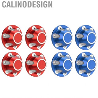 Calinodesign RC Hub Cap Tire Lock Aluminum Alloy Rims Dust Cover for 1/6 Car Accessories