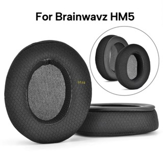 Btsg ฟองน้ําหูฟัง แบบยืดหยุ่น ใส่สบาย ทนทาน สําหรับ Brainwavz HM5 M50X