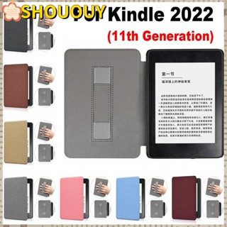 Shououy เคสโทรศัพท์มือถือหนัง PU กันกระแทก ตั้งหลับอัตโนมัติ สําหรับ Kindle 11th Gen 2022 C2V2L3 6 นิ้ว