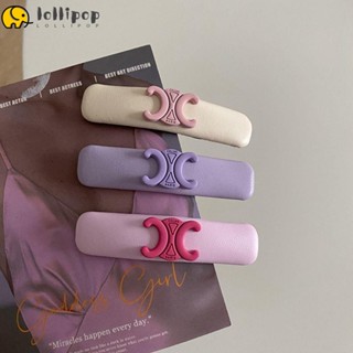 Lollipo1 กิ๊บติดผม หนังน่ารัก สีแคนดี้ สําหรับเด็กผู้หญิง