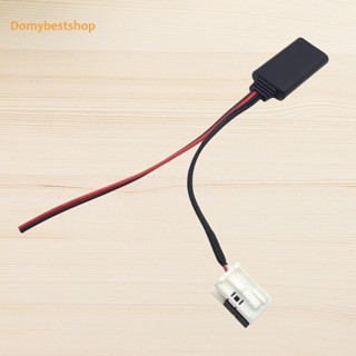 [Domybestshop.th] อะแดปเตอร์สายเคเบิลเสียงสเตอริโอ AUX 12Pin บลูทูธ 5-12V สําหรับ BMW 5Series 525i 525it 528i