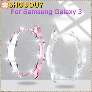 Shououy เคส PC หรูหรา สําหรับ Galaxy Watch 3