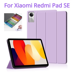 เคสแท็บเล็ต พร้อมขาตั้ง สําหรับ XIAOMI Redmi Pad SE 11 นิ้ว 2023 11 นิ้ว SE 11 นิ้ว