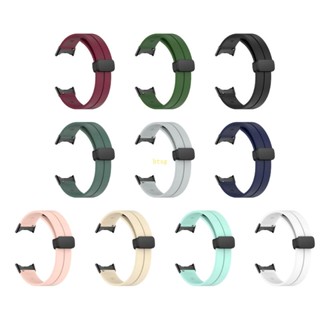 Btsg สายนาฬิกาข้อมือซิลิโคน ระบายอากาศ ไม่มีช่องว่าง สําหรับ Pixel Smartwatch