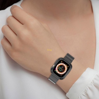 Btsg สายนาฬิกาข้อมือซิลิโคน แบบเปลี่ยน สําหรับ iOS Watch Ultra 49 มม.