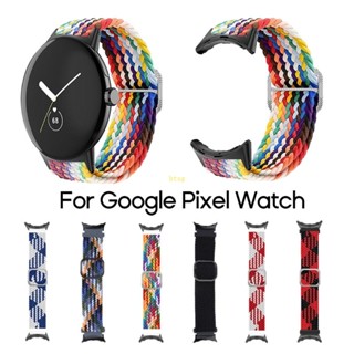 Btsg สายนาฬิกาข้อมือไนล่อน แบบเปลี่ยน สําหรับ Pixel Smartwatch