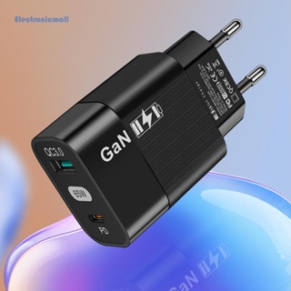 [ElectronicMall01.th] อะแดปเตอร์ชาร์จโทรศัพท์มือถือ 65W GaN Type-C USB 3.0 น้ําหนักเบา สําหรับแท็บเล็ต แล็ปท็อป เกมคอนโซล