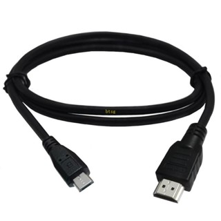 Btsg สายเคเบิลพาวเวอร์ซัพพลาย 1080P Micro USB 5P เป็นตัวผู้ 1 เมตร