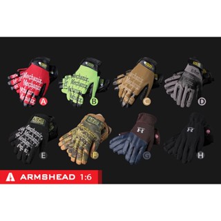 Duniang [พร้อมส่ง] ถุงมือผ้ายืด ลายทหาร Delta Alpha ARMSHEAD 1/6