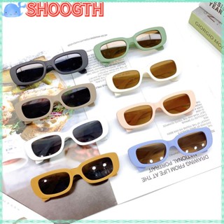 Shoogth แว่นตากันแดด ทรงสี่เหลี่ยมผืนผ้า ป้องกันรังสียูวี 400 สําหรับเด็ก