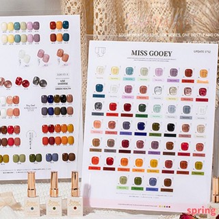 Miss Gooey ยาทาเล็บเจล 49 สี ติดทนนาน หลายสี สําหรับร้านทําเล็บ