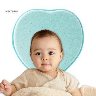 Icecream หมอนรองคอ รูปหัวใจ ป้องกันศีรษะแบน ใส่สบาย สําหรับเด็กทารก
