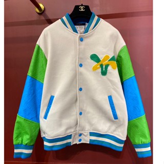 ♥ เช็คสินค้าก่อนสั่ง LOUIS RAINBOW PLAYGROUND VARSITY JACKET เสื้อคลุม แจ็คเก็ต ผ้าวูล หลุยส์