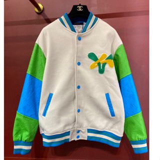 ♥ เช็คสินค้าก่อนสั่ง LOUIS RAINBOW PLAYGROUND VARSITY JACKET เสื้อคลุม แจ็คเก็ต ผ้าวูล หลุยส์