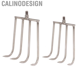 Calinodesign Stainless Steel 4  Hand Rake Portable Aquatic with 8mm Threaded Interface for Fishing fishing